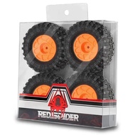 4PCS 7mm Hex 57MM 1/8 Beadlock Wheels and Tires Extended Wheel Spacers for TRXS TRX-4M HB CR18P R268