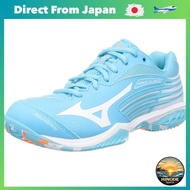 Mizuno Badminton Shoes Wave Claw 2 FIT 2E 23.5cm Turquoise White