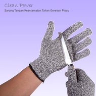 Clean Power Hand Protector Knife Scratch Resistant Safety Gloves - EN388