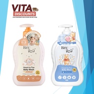 Bzu Bzu Head-To-Toe Baby Wash Regular / Oat Milk (600ml) [Exp 02/2027]