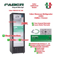 Faber Showcase FRESCO SC-248 Showcase Refrigerator Dual Function Chiller / Freezer (240L)