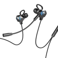 Lm G28 L hình 3.5mm có dây cuộn dây động kép chơi game tai nghe cho điện thoại/PC