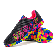 Futsal shoes รองเท้าฟุตซอลฝึกซ้อมในร่ม หนังสังเคราะห์ ทนทาน พื้นยางคุณภาพสูง 31 - 44 ไทย รองเท้าฟุตซ