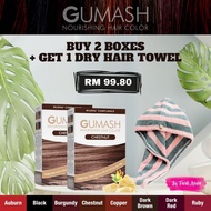 Free Gift Gumash Pewarna Rambut Halal Hair Dye Patuh Syariah Haircolor Henna Hair Inai Rambut Sah Solat Telap Air