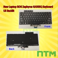 Laptop Keyboard For Asus ROG Zephyrus G15 GA503Q GA503QR GA503QS M16 GU603H Keyboard US Backlit LED 
