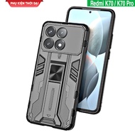 Redmi K70 / K70 Pro / Poco F6 Pro iron man ver 3 shockproof case, back support for watching movies, 