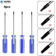  4pc /T8/T9/T10 Precision Magnetic Screwdriver for Xbox 360 Wireless Controller