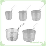 [CuticatefaMY] Stainless Steel Fry Basket, Fry Basket, Fryer, Strainer, Mini Fry Basket, Strainer, F