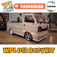 WPL D12 BODYKIT D12 KEI TRUCK BODYKIT FULL BODYKIT V1 V2 BODYKIT WPL BODYKIT 3D BODYKIT AKSESORI WPL