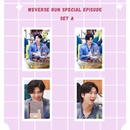 BTS WEVERSE RUN SPECIAL EPISODE 2022 Polaroid Photocard Unofficial 4PCS IN SET +