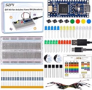 GeeekPi DIY Kit for Arduino Nano R4 with Headers, Beginner Electronics Learning Set, Includes Breadb
