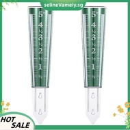 Rain Gauge Meter Rain Gauge with Scale Rain Gauge with Magnified Scale Green