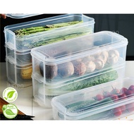 3 Layer  Microwave Refrigerator Fridge Frozen Food Container Storage Box Kotak Rak Bekas Kedap Simpan Bawang Telur Peti
