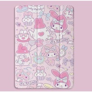 iPad pro 11/12.9/pro-10.5/iPad 10.2/iPad 2017/2018/iPad air 1/2/3/4/iPad mini 1-5 my melody iPad protective casing