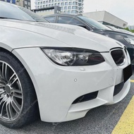 For BMW E90 E92 E93 2Pcs ABS Gloss Headlight Evil Eyebrows Eyelids 3 Series E9X M3 M3 CS M3 CRT GTS 
