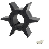 6H4-44352 Water Pump Impeller & Key for Yamaha 25 30 40 50 HP 2-Str Outboard 6H4-44352-02 6H4-44352-