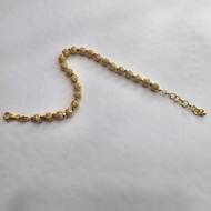 22k / 916 Gold Cutting Ball Bracelet 2 tone by Best Gold Shop
