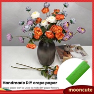 mooncute|  Colorful Crepe Paper Diy Paper Flowers Vibrant Crepe Paper for Diy Crafts and Decorations Fade-resistant and Thickened Perfect for Art Projects Southeast Asian Buyers'