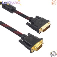 LUOYAO1 DVI to VGA Cable HDTV DVD Video Line DVI-I 24+5