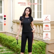 SUNFLY cotton women's sports set, shorts and shorts SS5796