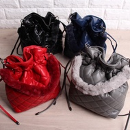 BAG6511 Imported Furry Bucket Bag