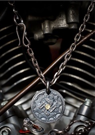 West ride X Larry smith Swatiska necklace (top & chain) (not Ken kikuchi, Goro’s, wing rock, tarowas