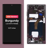 For Samsung S22 Ultra For AMOLED S908 S908B S908U S908W S908E LCD Display Touch Screen Digitizer Ass