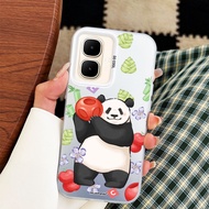 VRQR Phone Case for Infinix Smart 10 Plus Tecno Spark GO 2S 2 Pop 10 KM4 X6725B_C Casing Panda Serie