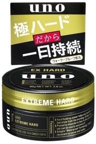 資生堂 - UNO 極硬髮蠟(金色) 80克 1件