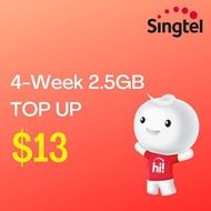 Singtel Value+ Data Plan 2.5GB 4-Week Electronic Transfer