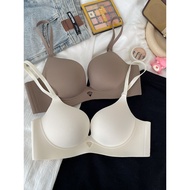 backless bra for women U-shaped backless backless underwear women's new small chest gathered big sum