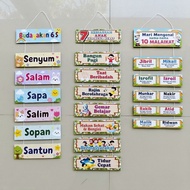 WALL DECORATIONS FROM 6 S, 7 HABITS, 10 ANGELS
