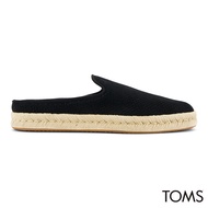 Toms Men Santiago Mule Black Diamond Perforated Suede