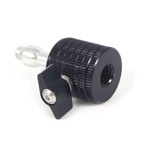 Mini 360 Swivel Tripod Ball Head Spherical Pan Tilt Aluminum Alloy 1/4 3/8 Mount for Mobile Phone Ca