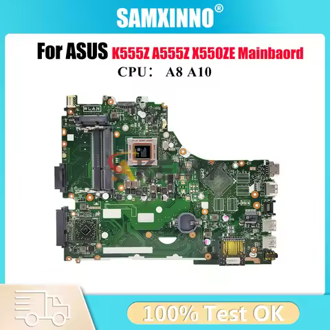X550ZA Laptop Motherboard For ASUS VivoBook VM590Z K555Z K550ZE X550Z F550ZE X550ZE A550ZE A555Z Mai