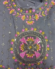 Indian dress sarara type topbottom shawl and belt for women