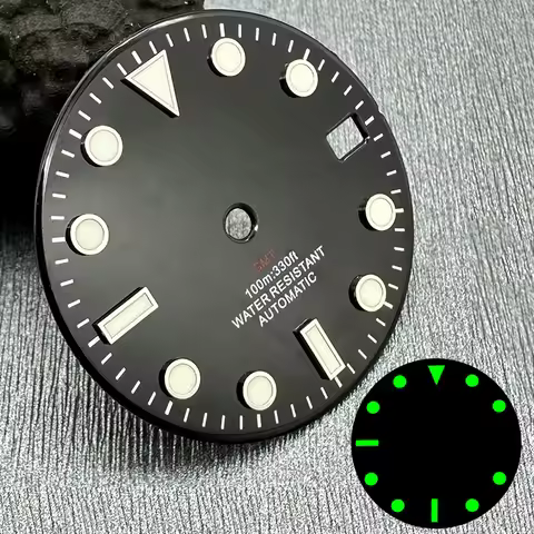 28.5 mm Dial Single Calendar Window Mechanical Dial The NH35 Dial Compatible With The NH35 NH36 4R35
