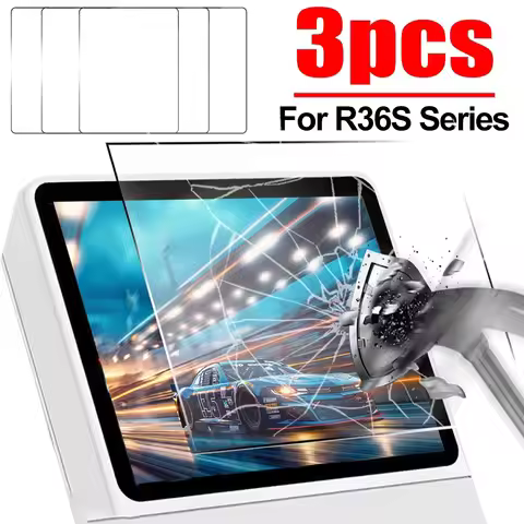 For R36S R35S R36 Plus R36MAX Tempered Glass Screen Protectors Handheld Game Console Protective Film