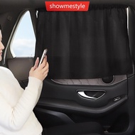 SMS 1/2/4pcs Car Sun Shade Curtain Side Window Thermal Insulation Blind UV Protection Privacy Shade 