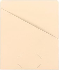 Smead Organized Up Slash File Jacket, Letter Size, Manila, 25 per Pack (75430)