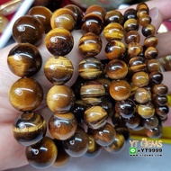 สร้อยข้อมือไทเกอร์อาย (หินตาเสือ) หินแท้ เกรดA 10 mm YTG-8828