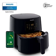 Philips New Model Essential XL 6.2 Litre Airfryer HD9280 black | Voice Control Enabled | Touch Screen