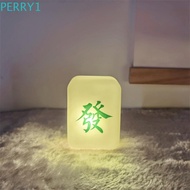 PERRY1 Mahjong Night Light Gift Facai Table lamp Atmosphere Light Bedroom Eye Care Decorative Lamp