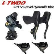 L-TWOO GRT12-Disc 5 kit Road Hydraulic aluminum alloy Brake Gravel bike Groupset,Benchmark GRX