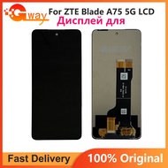 Original For ZTE Blade A75 5G LCD ZTE A75 5G Display Screen +Touch Panel Digitizer For ZTE Blade A75