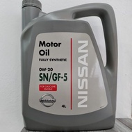 Nissan 0W20 SN/GF-5 Fully Synthetic Engine Oil (4L) 0W-20