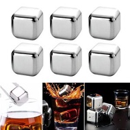 全城熱賣 - A9- 不鏽鋼冰粒 304不鏽鋼冰塊 環保 可重用 不鏽鋼冰块 6粒套裝 (送冰夾)