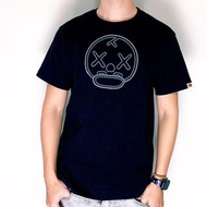 BAPE A BATHING APE X KAWS LOGO MILO 骷髏頭 短袖 休閒 短T 黑色 M號 CLT-M TP0_238 #23開學季 TP0_23