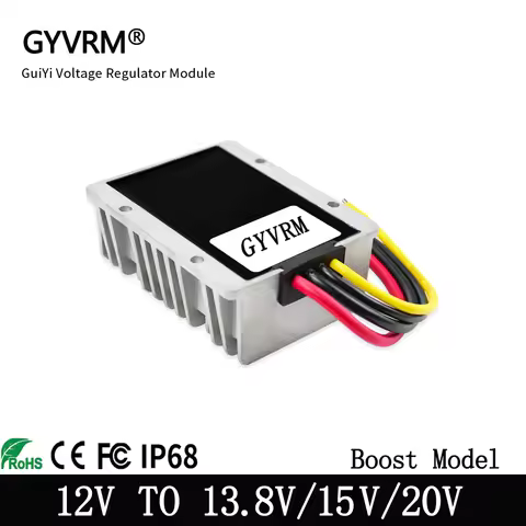 12V （9-13V）to 13.8V/15V/20V 1A -30A DC Power Converter Automotive Power Regulator DC-DC Power Boost 
