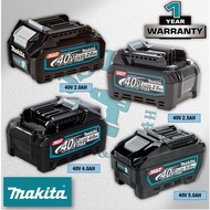MAKITA BL4020 / BL4025 / BL4040 / BL4050 / DC40RA 40Vmax Battery 2.0Ah / 2.5Ah / 4.0Ah / 5.0Ah